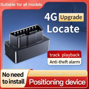 4G Car OBD GPS Tracker Auto Truck Car OBD GPS Locator Plug&Play Anti-Theft Alarm GPS Tracking Device SMS Call Geofence Locator