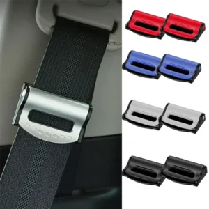 2pcs Universal Car Safety Seat Belt Buckle Clip Seatbelt Stopper Adjuster Clip To Relax Shoulder Neck Car Strap Clips